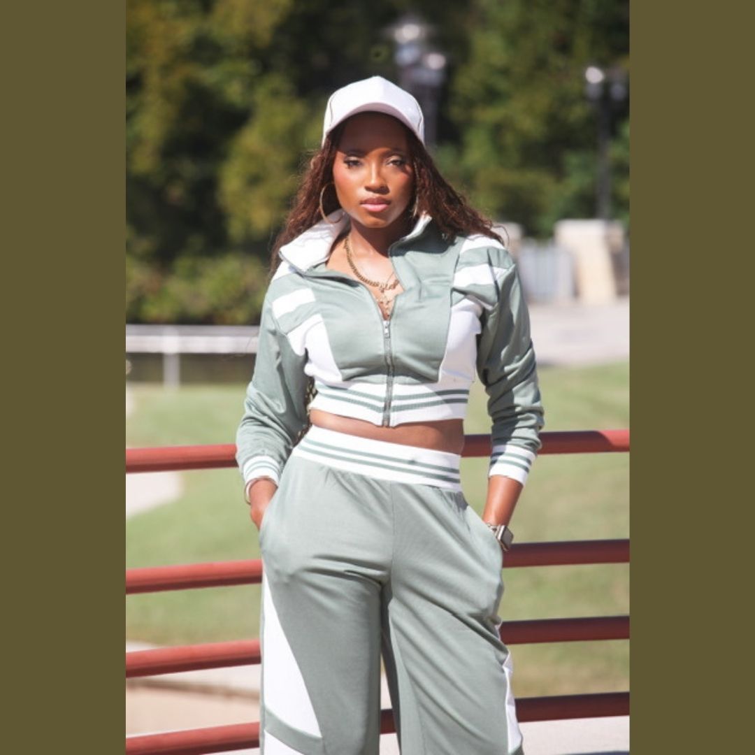 Women Two Piece Track Suit