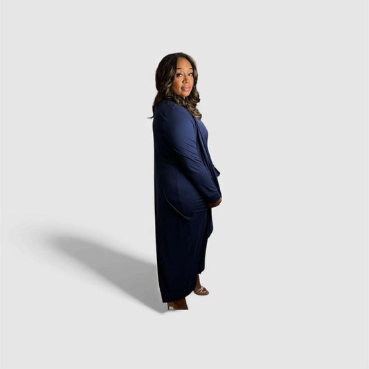 2PC Cardigan $ Dress Set