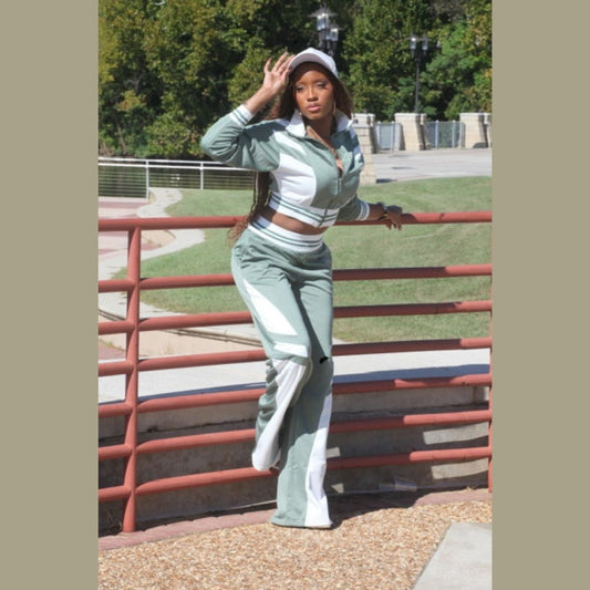 Women Two Piece Track Suit