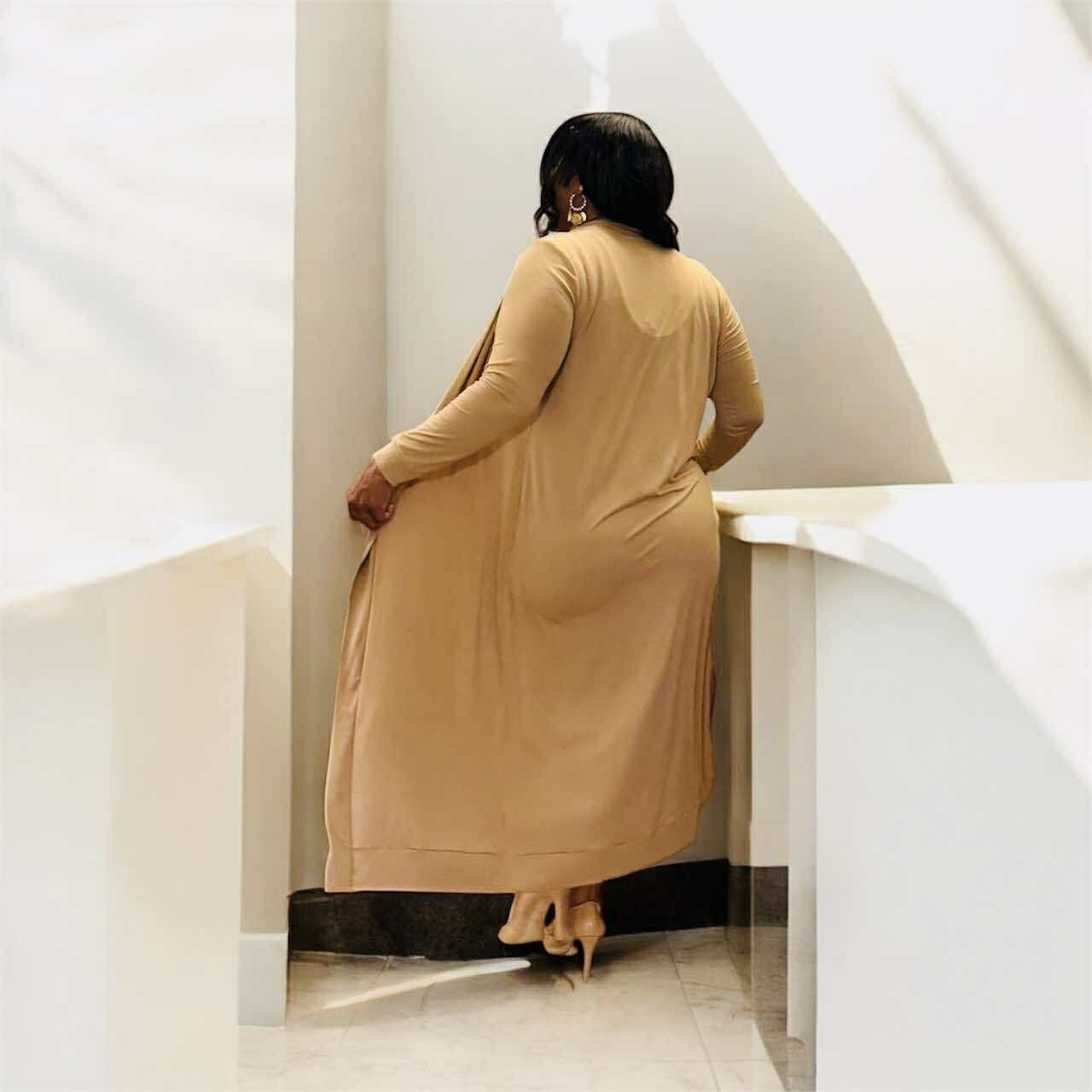 2PC Cardigan &  Dress Set