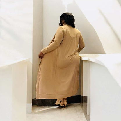 2PC Cardigan &  Dress Set