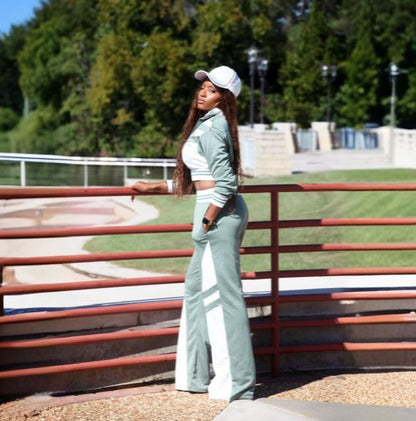 Women Two Piece Track Suit